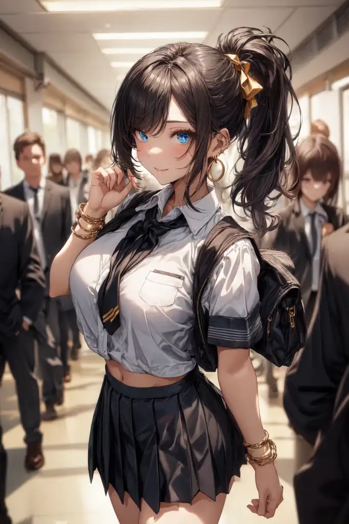 original characters, schoolgirl, anime, anime girls, artwork