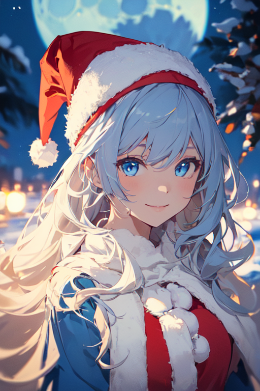 Pic. #Girls #Anime #Hair #Blue #Christmas #Boys #Lost #Visual