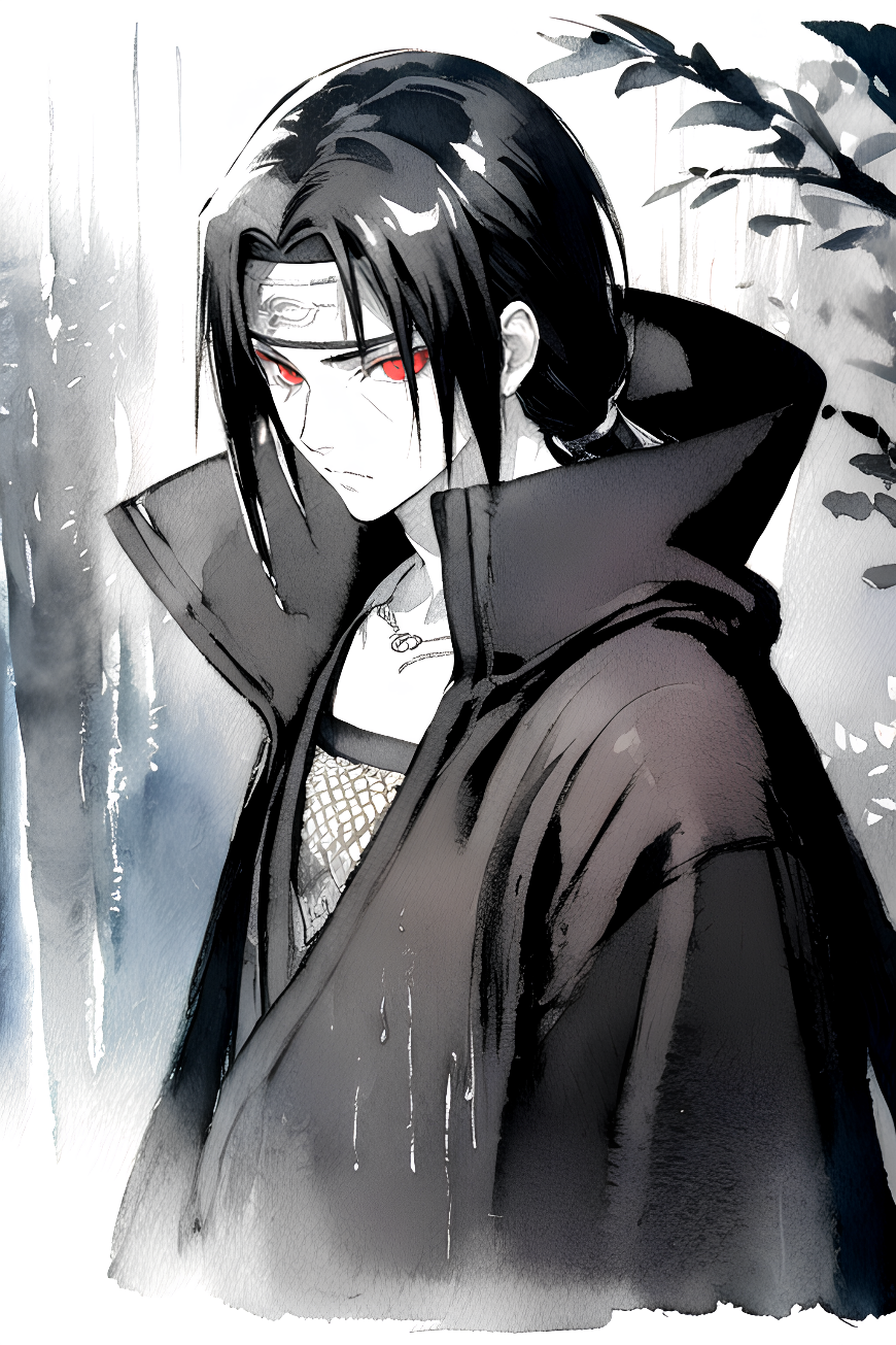 ai art uchi AI Art: うちは イタチ / Uchiha Itachi (Naruto) por @廻天ペンギン | PixAI