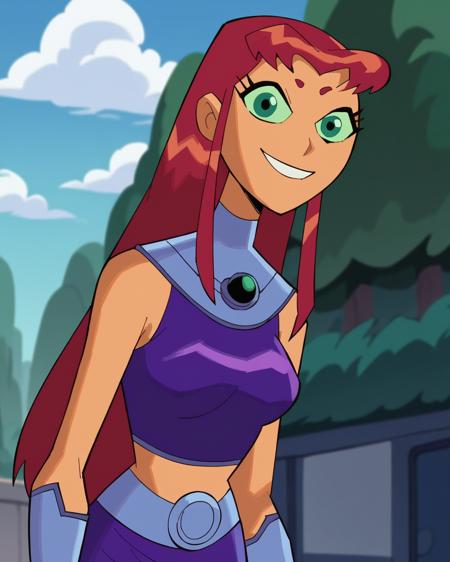 AI Art Model: Starfire - Teen Titans (Character) [PonyDiffusionXL] | PixAI