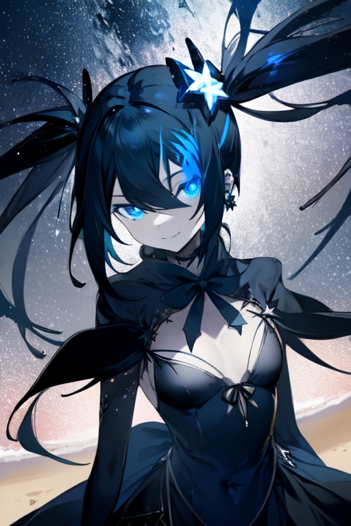 black rock shooter and rin