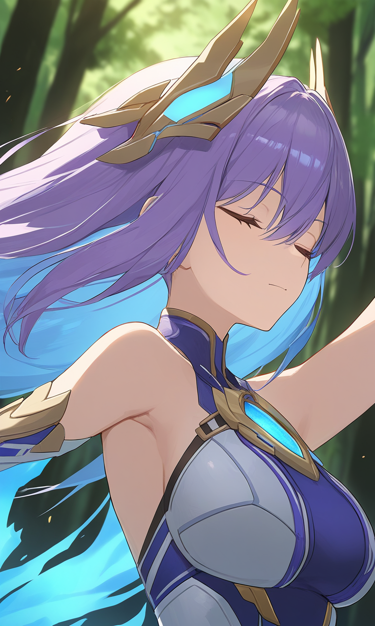 AI Art: 「Xenoblade Chronicles 2」 - Brighid by @幸せな狐旅人くん | PixAI