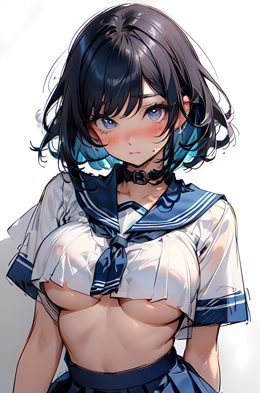 AI Art: Under boobs💖 by @sawori | PixAI