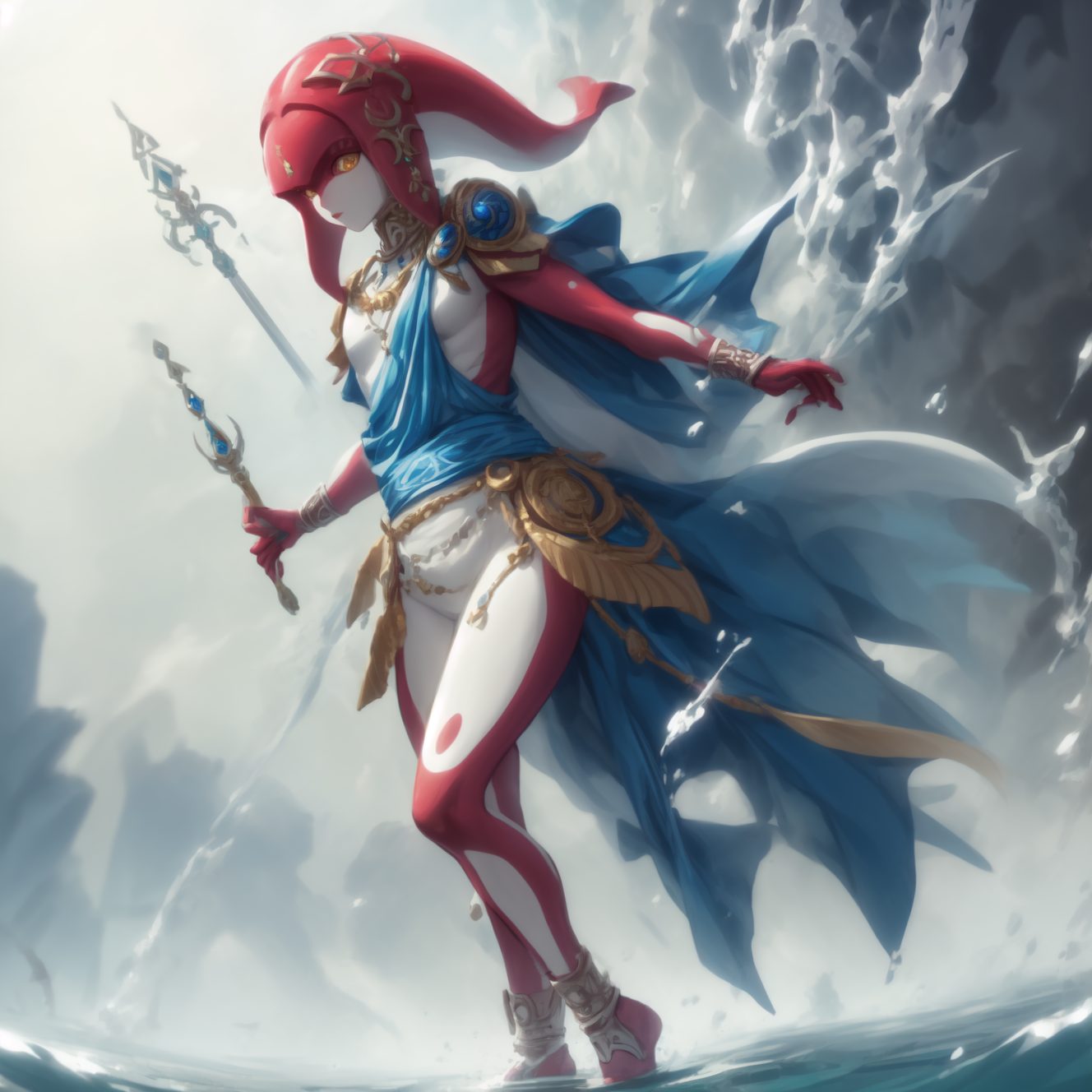 AI Art: Mipha by @Daniel Holdren | PixAI