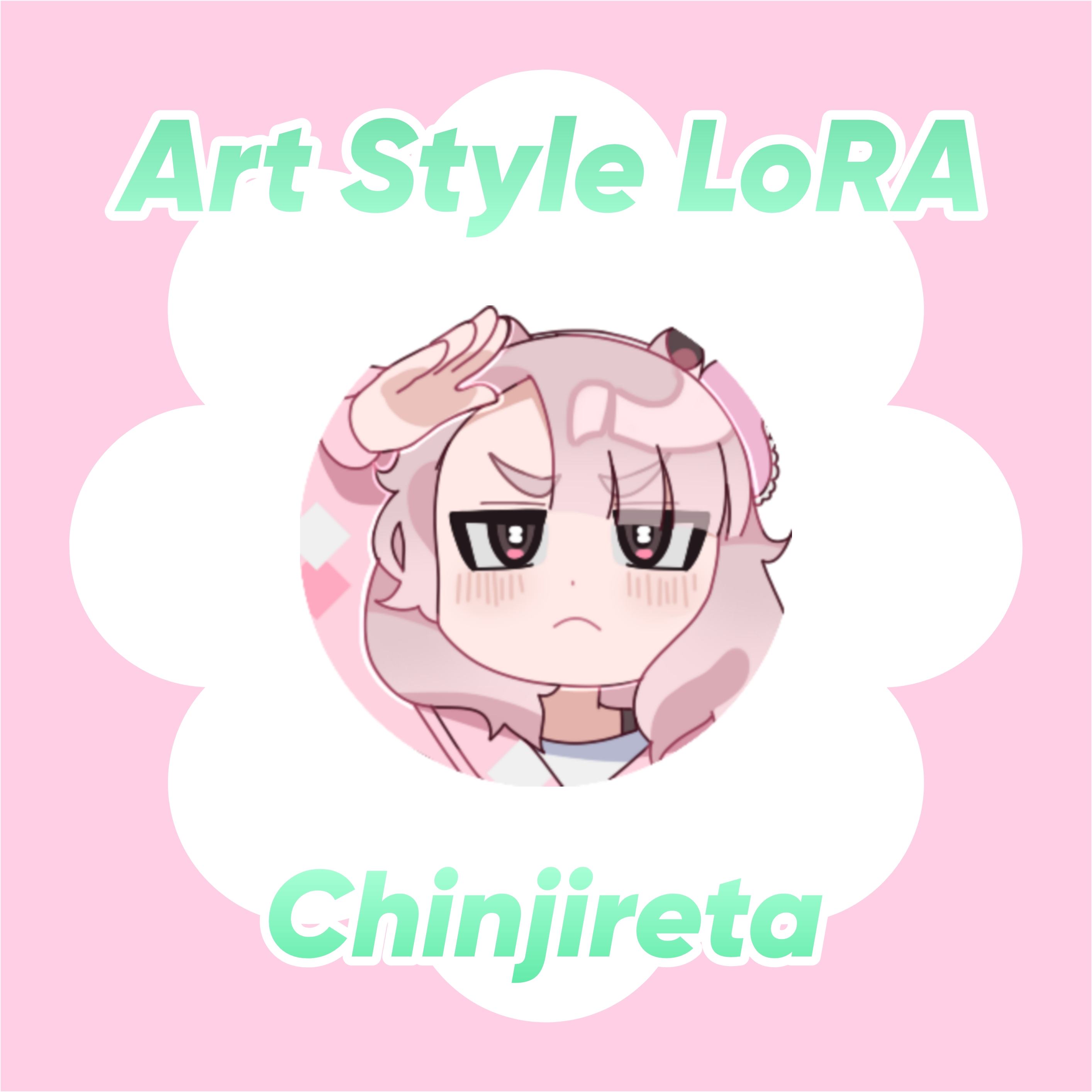 AI Art Model: ꒰ Chinjireta Style﹕Art Style LoRA ꒱ | PixAI