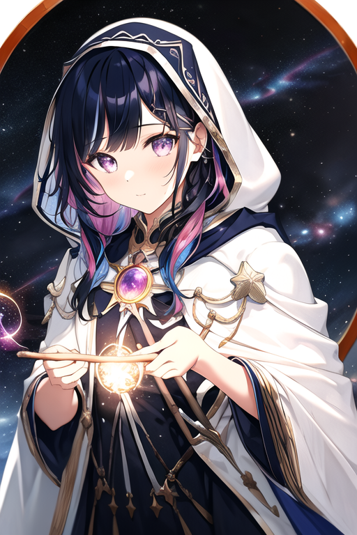 Ai Art Celestial Mage Lyrastra By Snickers Pixai Anime Ai Art 