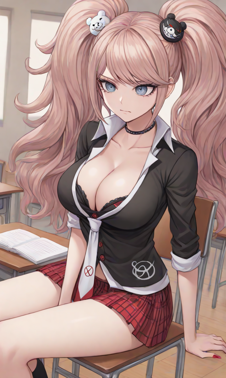 Arte AI: Junko Enoshima por @Spooky | PixAI