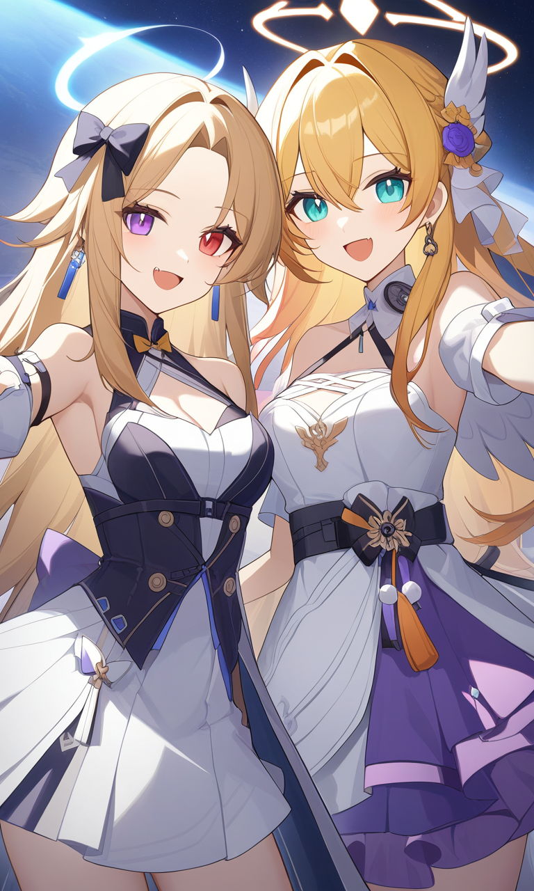 AI Art: アークナイツ ロビンとアルカのアルタナティブコスチューム by @美しい旅人様 | PixAI