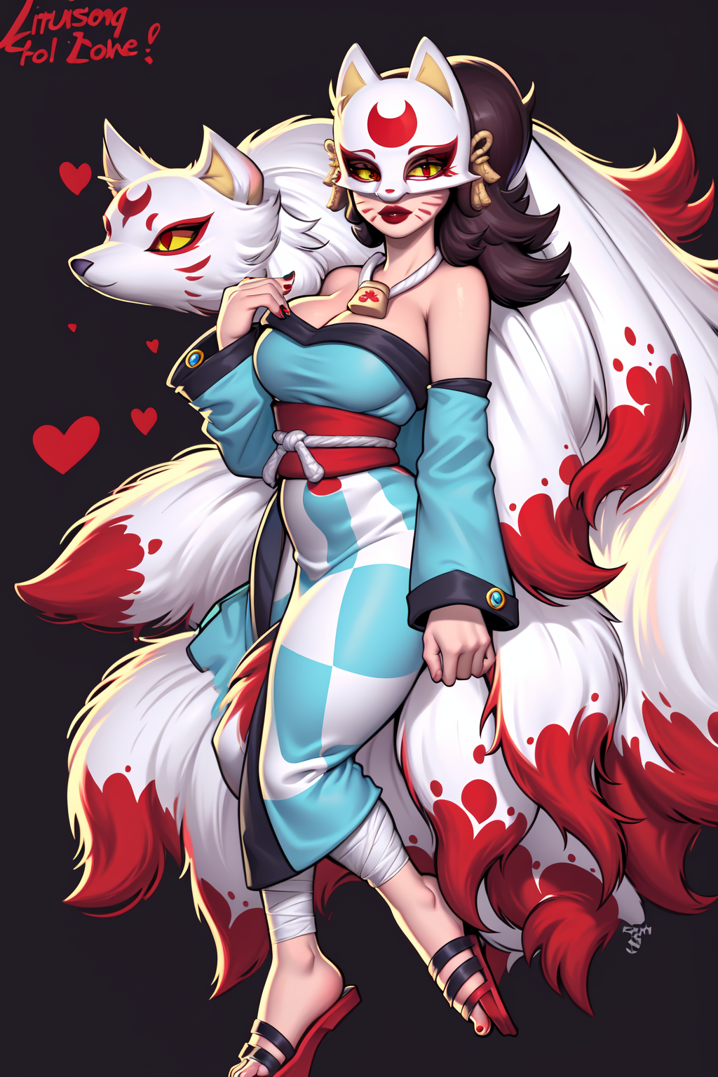 AI Art: Kitsune Lola Brawl Stars by @Эвелина Рождественская | PixAI