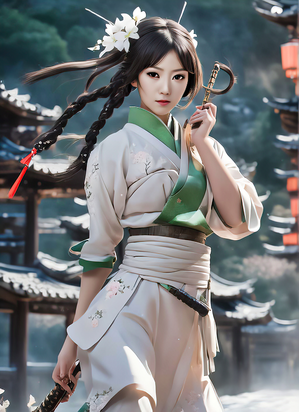 AI Art Model: Samurai Girl V0.2 | PixAI