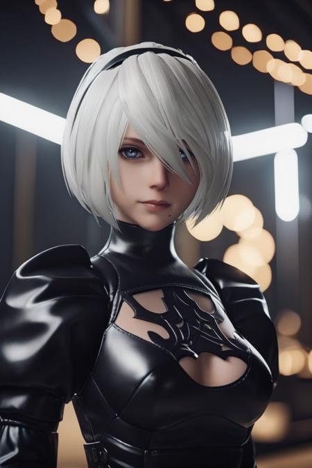 AI Art Model: [XL&1.5] 2B (‎YoRHa No.2 Type B) Nier:Automata | PixAI