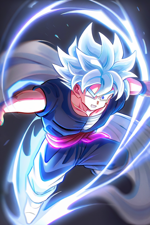 AI Art son goku ultra instinct spirit boost von Ilay Schnoz PixAI