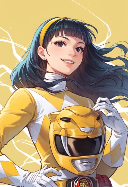 AI Art Model: Mighty Morphin Power Rangers - Yellow Ranger PonyXL | PixAI