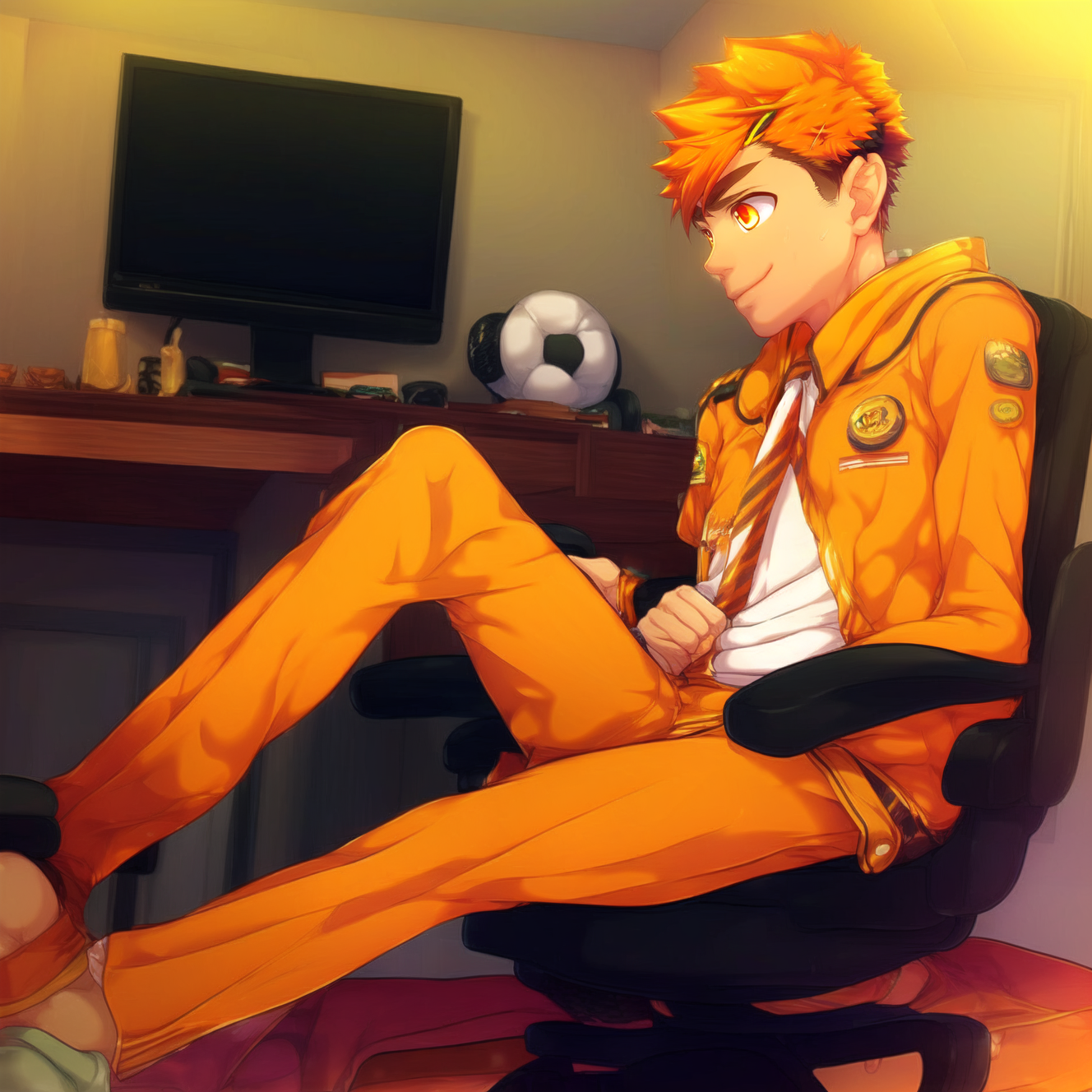 AI Art: Hiro Akiba From Camp Buddy by @Hunter | PixAI