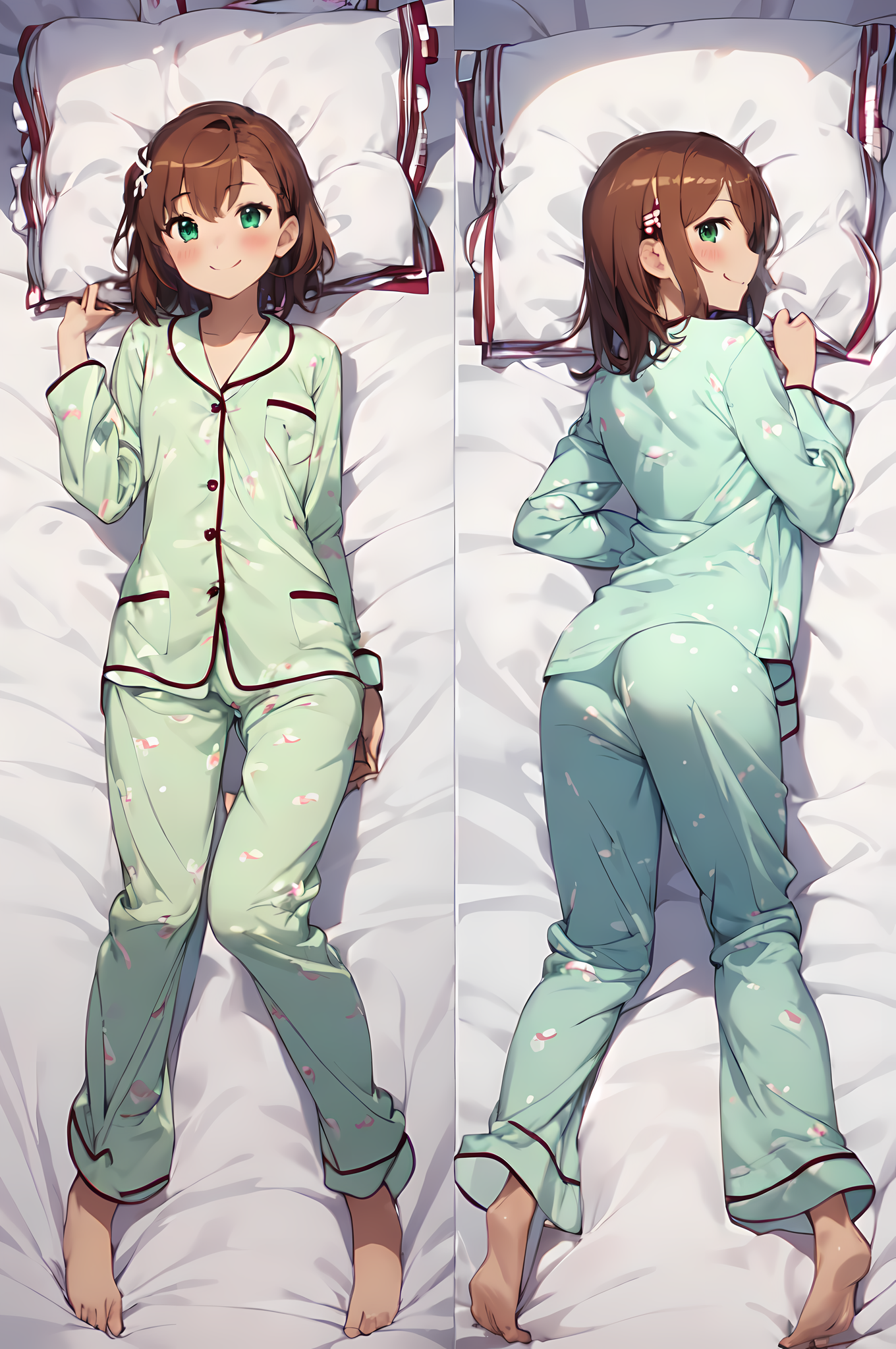 AI Art Misaka Mikoto Dakimakura by Junglecomber PixAI