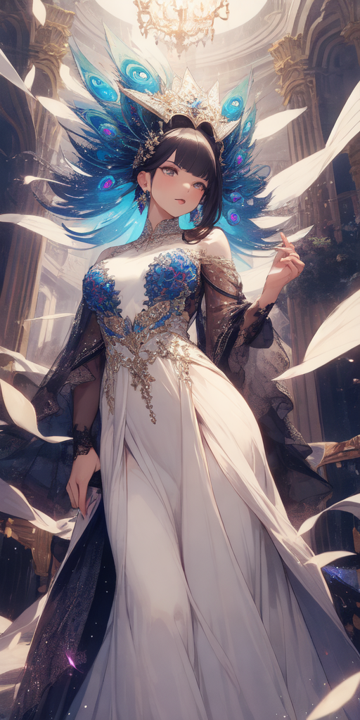 AI Art: Queen of Peacock by @DTLK | PixAI