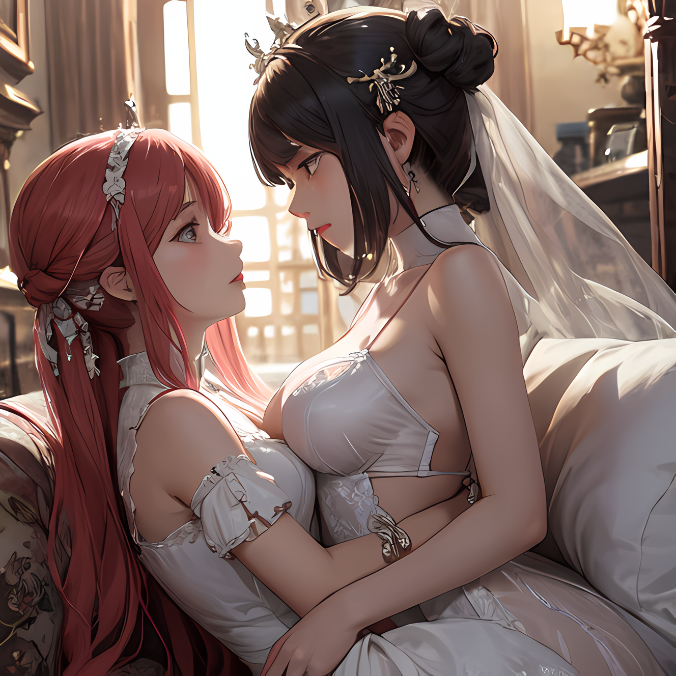 AI Art: Happily Married by @Naughty Doll | PixAI