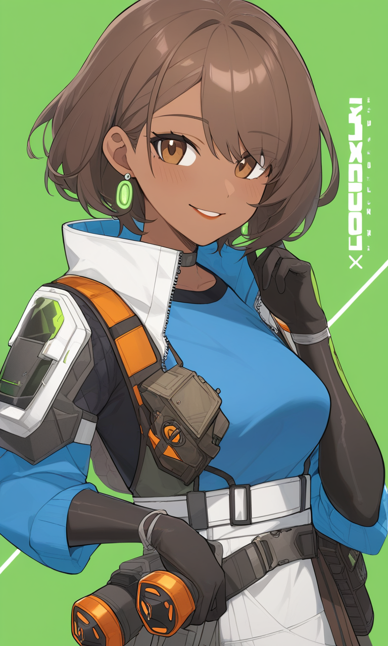 AI Art: The Alluring Conduit: A Mysterious Smile from Apex Legends by  @ShadowWarriorII | PixAI