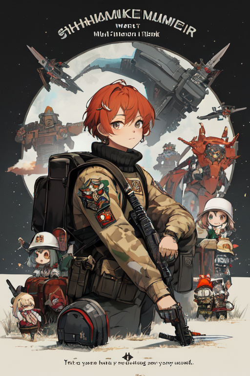 AI Art: 「Warhammer 40k」 - アストラ・ミリタリスのソロ・スナイパー 