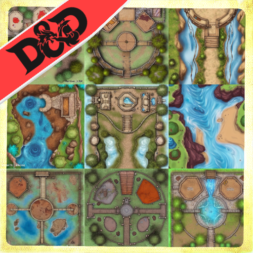 Dnd map generator ai art model pixai