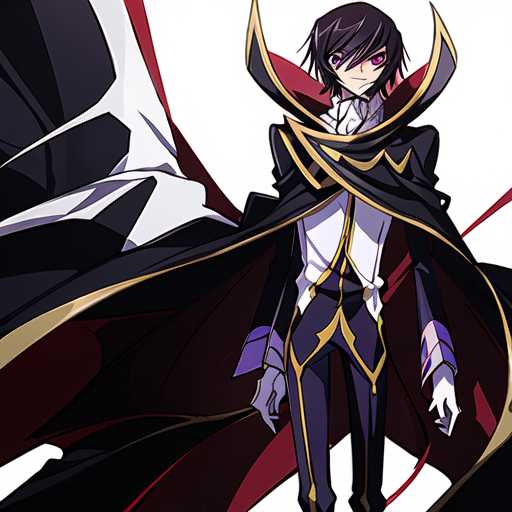 Lelouch Lamperouge Embroidery Design – Anime Code Geass Embroidery