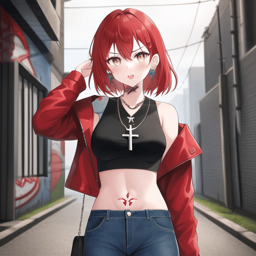 AI Art: Red hair boy by @Naisu