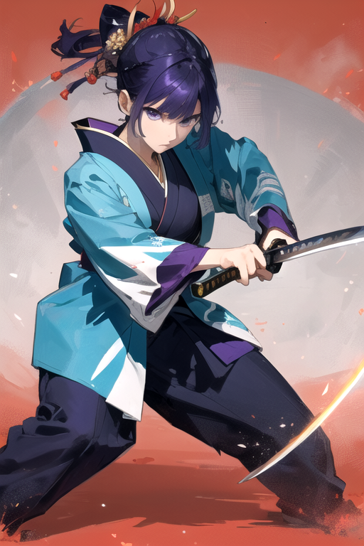 AI Art: Samurai girl Shinsengumi by @mitchy9#0 | PixAI