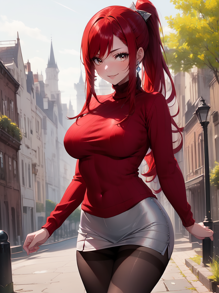 AI Art: Erza Scarlet by @Macholino | PixAI