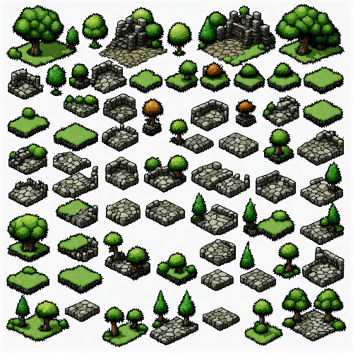 AI Art Model: Isometric Game Assets | PixAI