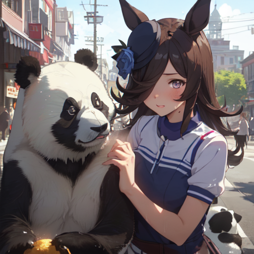 AI Art: 兄さまにパンダをねだる米 by @あいうえお | PixAI