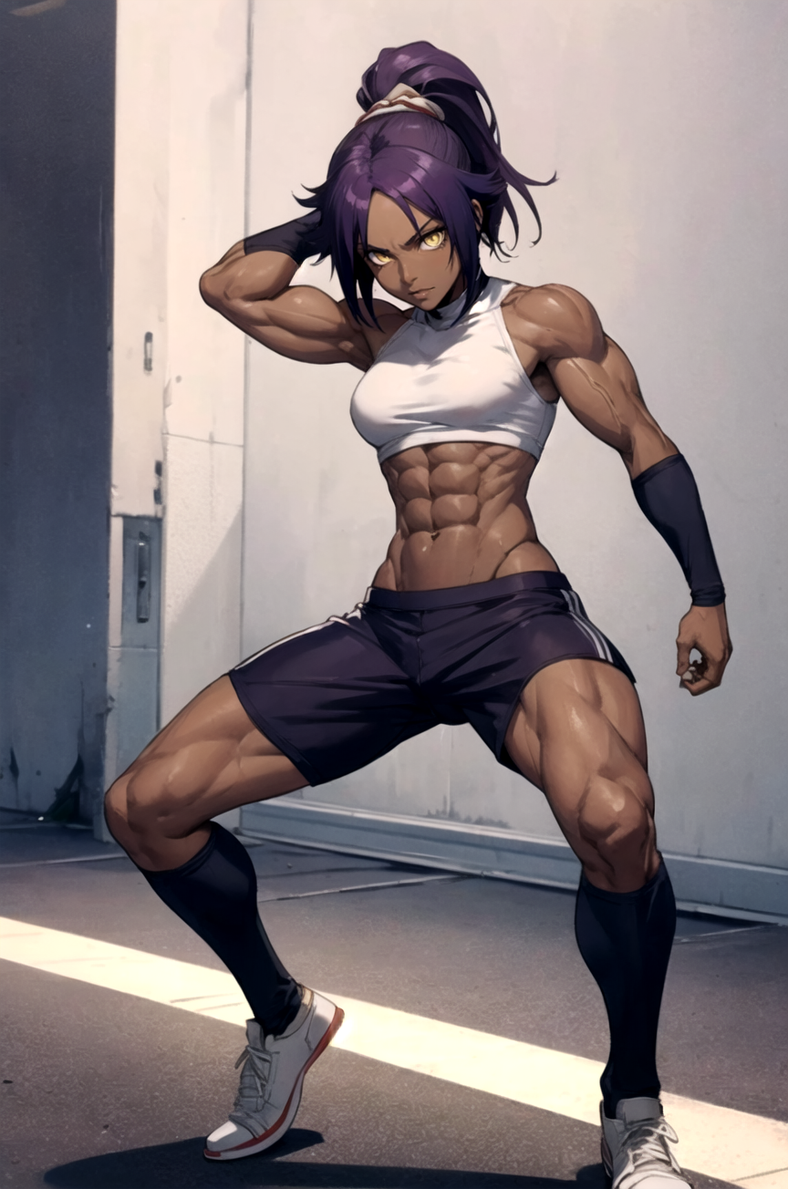 AI Art: Yoruichi Shihouin by @Subarenya Bakshi | PixAI