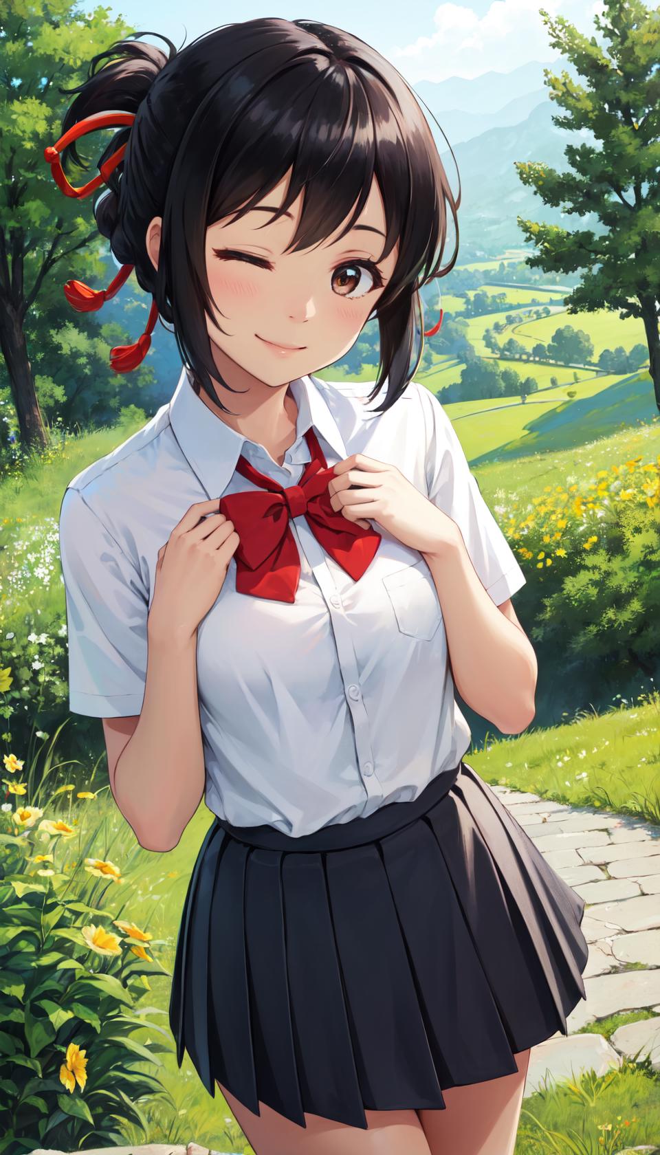 AI Art LoRA Model: Mitsuha Miyamizu / Kimi no Na wa