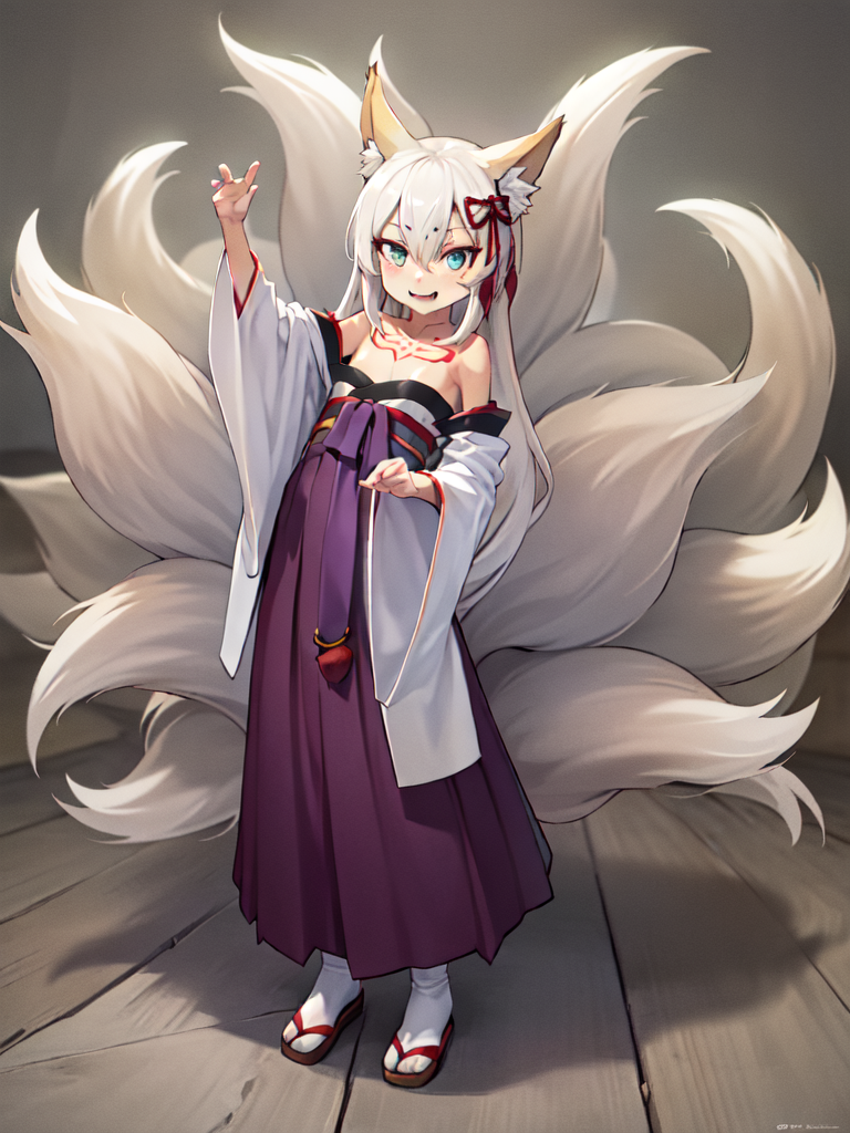 AI Art: Test: Tamamo - Monster Girl Quest #11 by @mslabo102 | PixAI