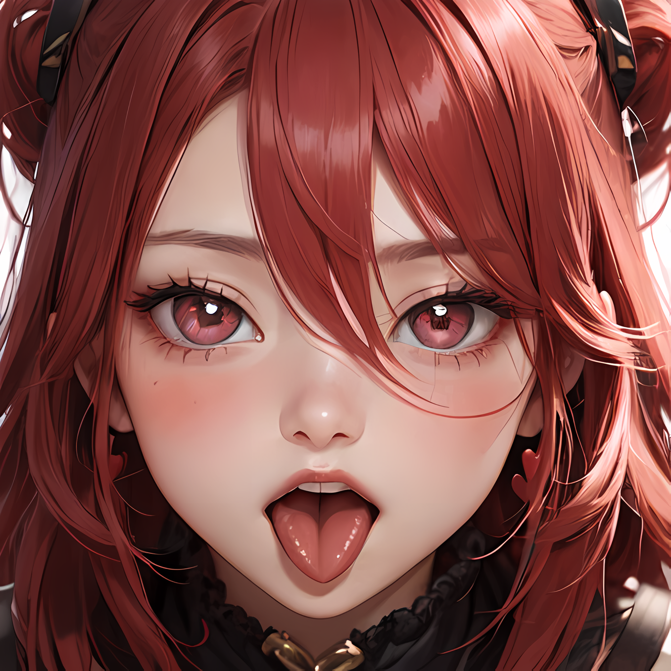 AI Art: Anime ahegao face. darling chan by @racomsacom | PixAI