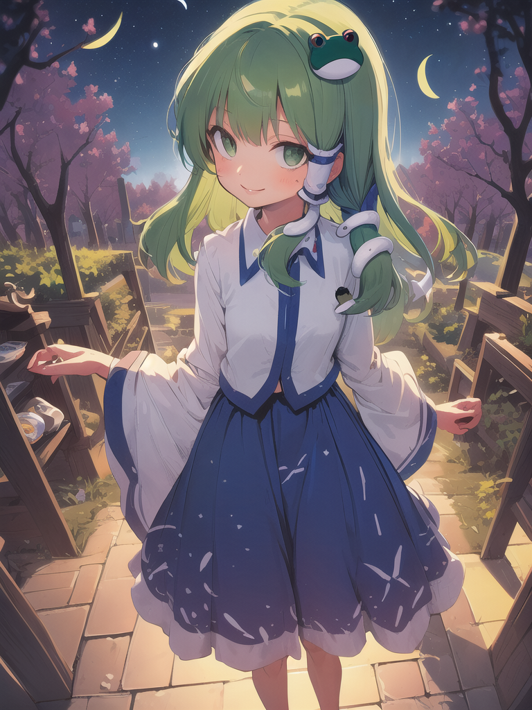 AI Art: Sanae {Touhou} by @Jordan0823 | PixAI