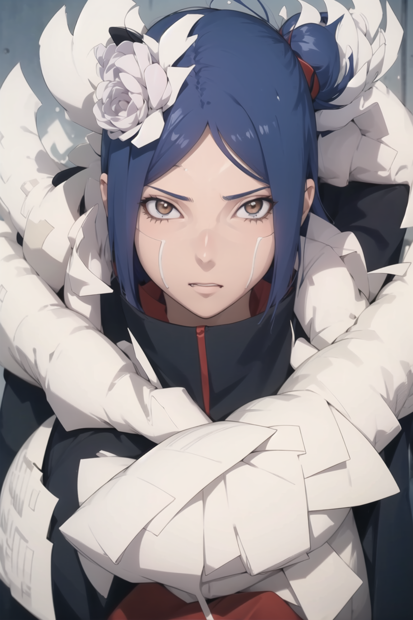 AI Art: Konan (Naruto) by @Pr01oo.CHill | PixAI