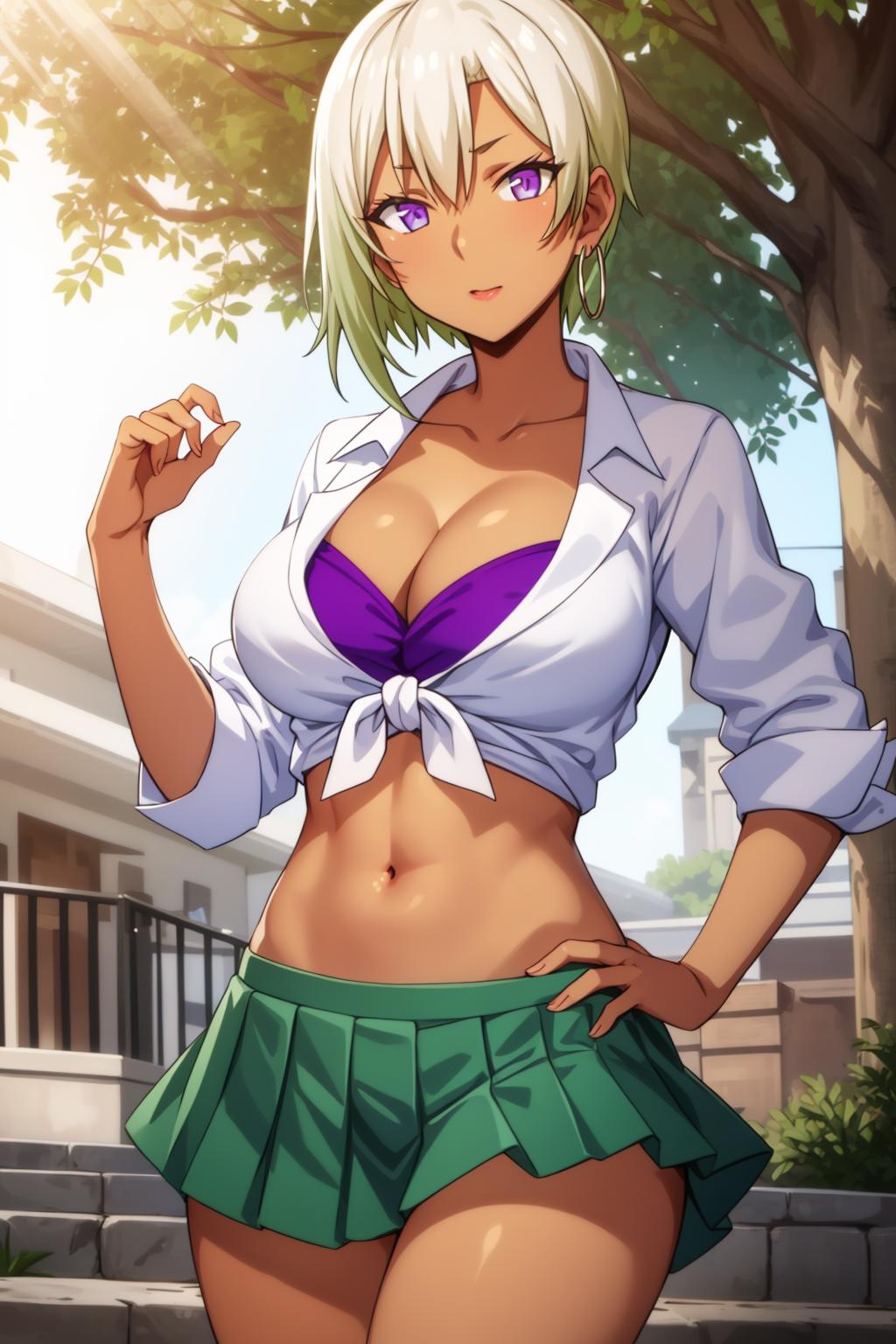Ai art lora model ranko honjou anime character hajimete no gal my