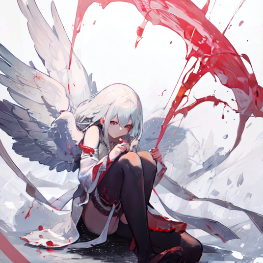 AI Art: Bloody angel by @Missbloody | PixAI