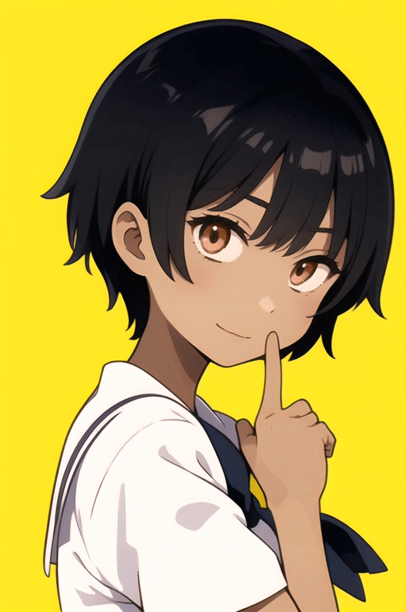 AI Art: shhh... tomboy-chan!! by @user-1624250589852049459 | PixAI