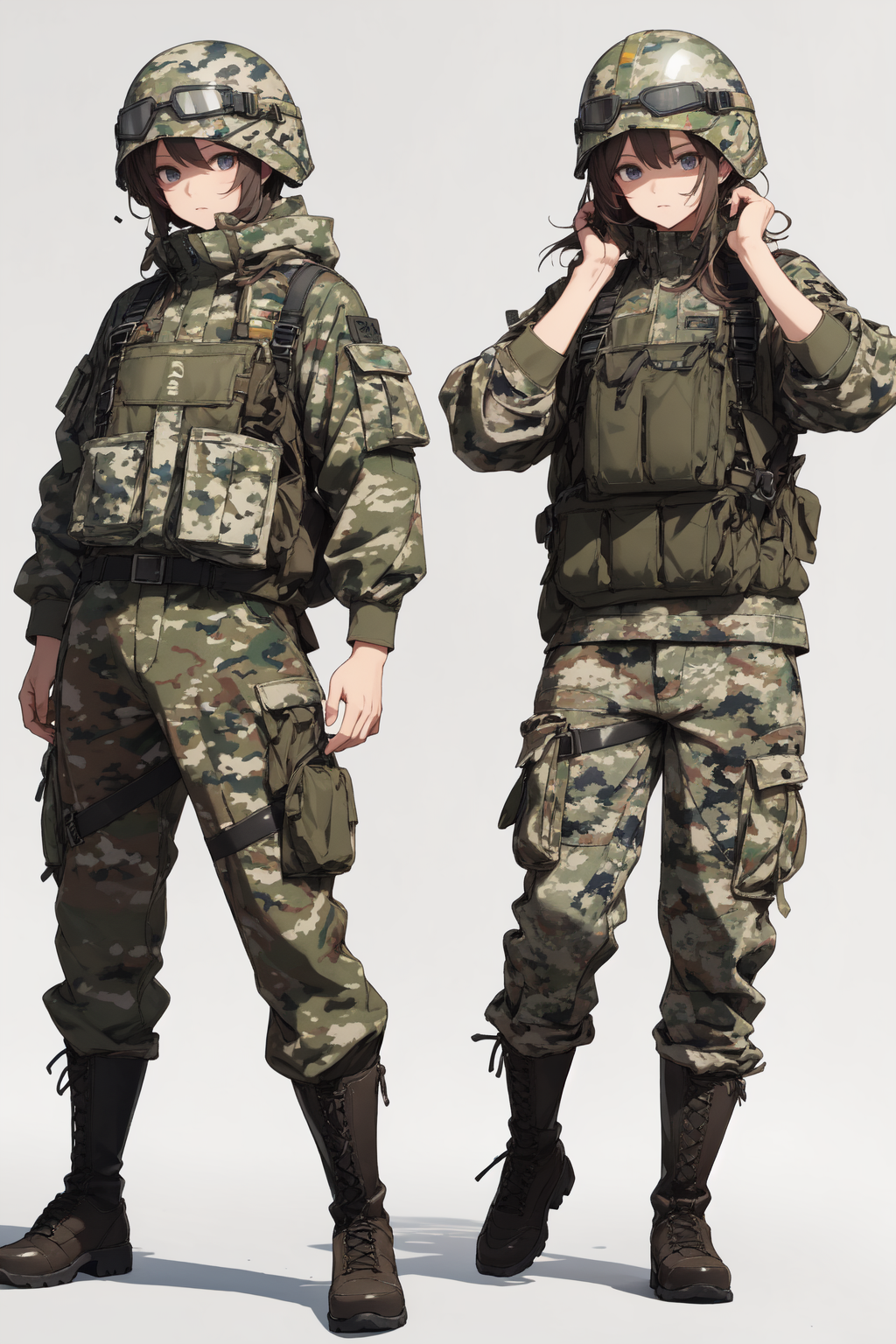 AI Art Model: camouflage clothing | PixAI