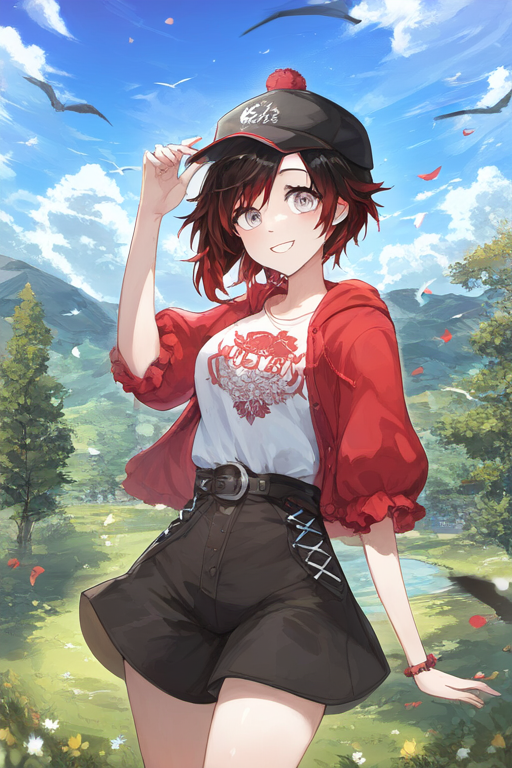 AI Art Model: Ruby rose (rwby) | PixAI