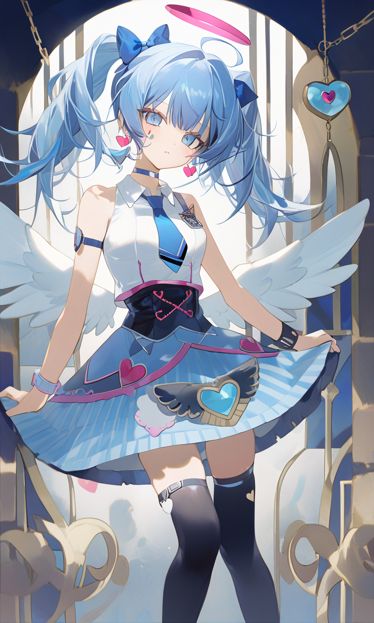 AI Art: Blue angel by @Sweyh you juh for you | PixAI