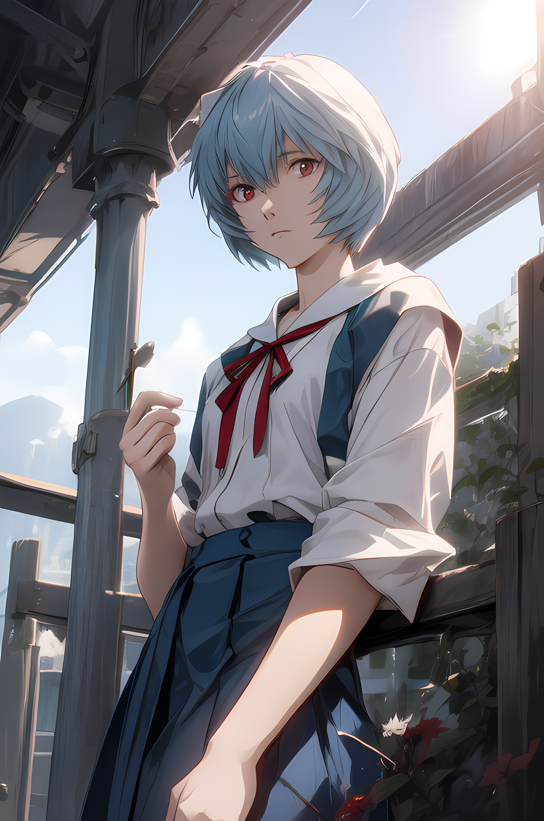 AI Art: Ayanami Rei (Evangelion) by @TMG | PixAI