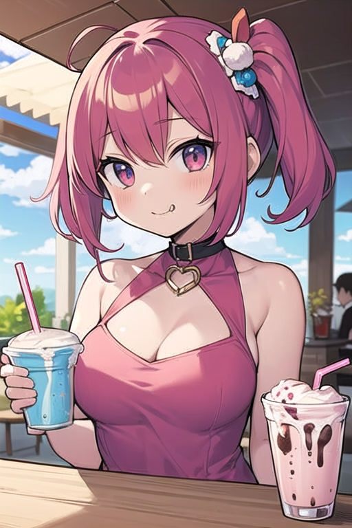 Anime Waifus on X: Drinking milk out of a straw [Original] Post