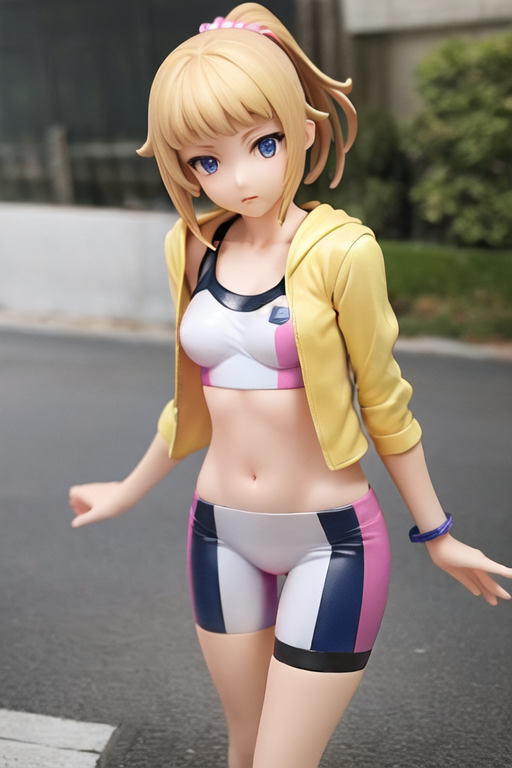 AI Art: figure hoshino fumina ホシノ・フミナ by @フィギュア風の画像作成師 | PixAI