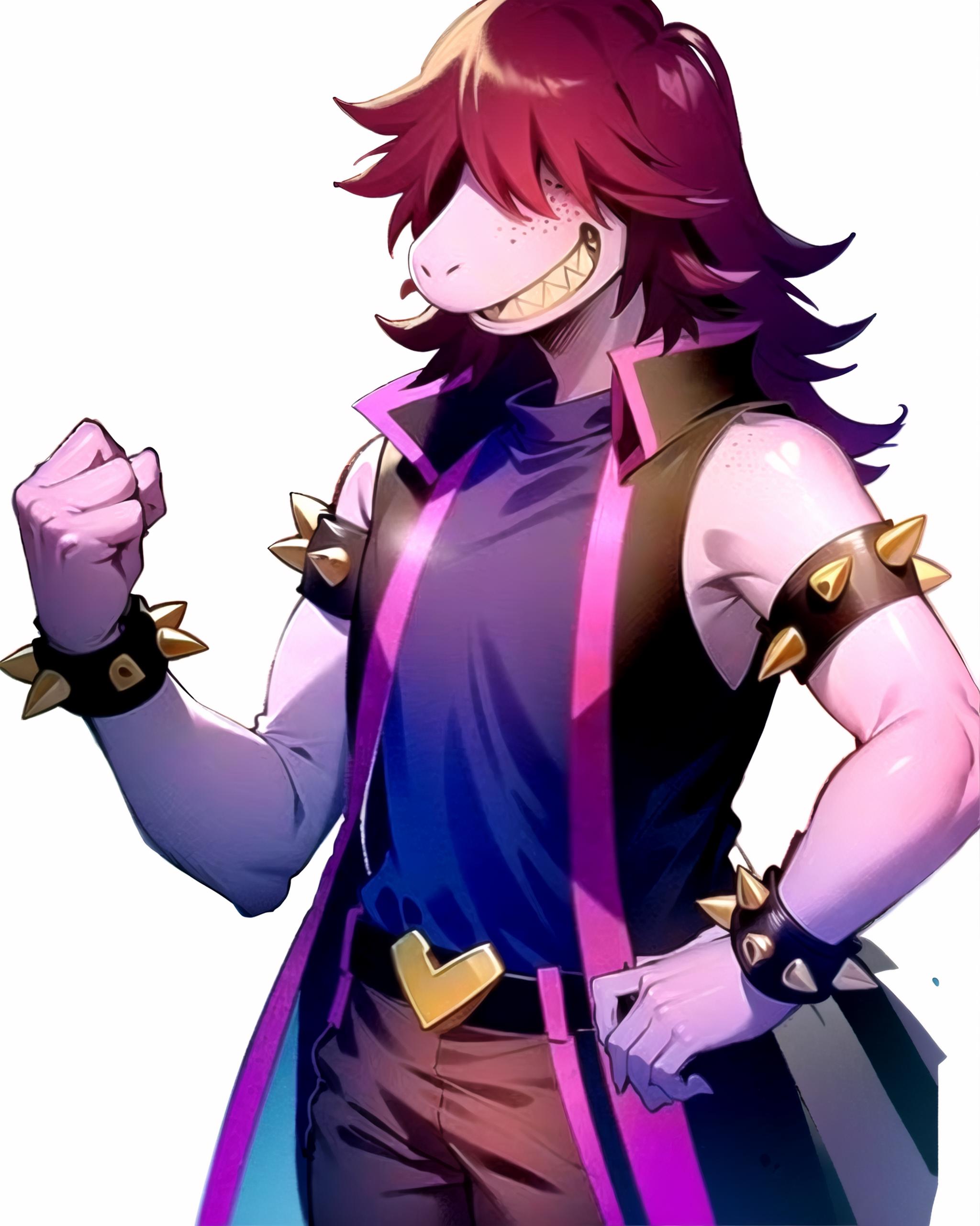 Ai Art Lora Model Susie Deltarune Pixai