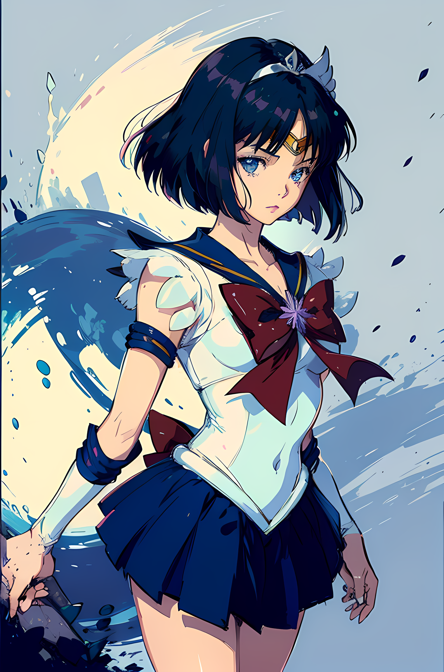 AIイラスト: sailor saturn 作者 @HONDA1586880711094053727XV | PixAI