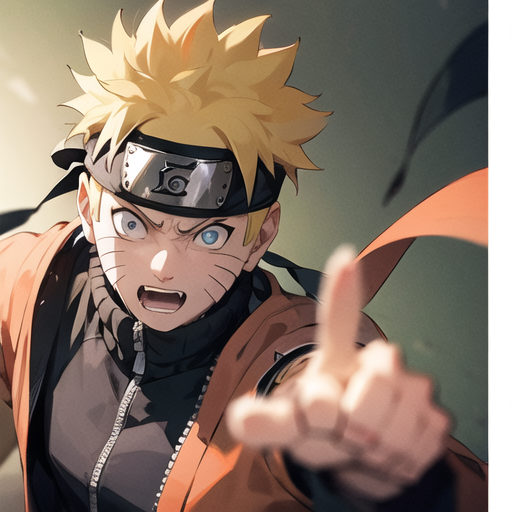 AI Art Generator: Naruto samehada ninja