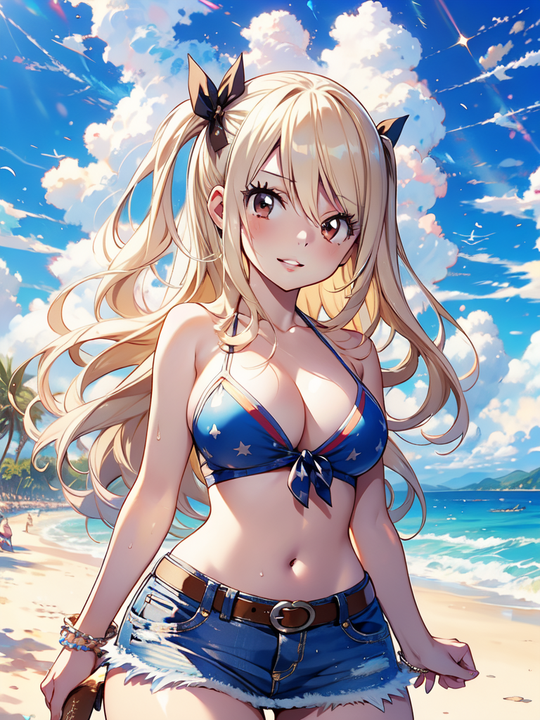 AI Art: Lucy Heartfilia by @user-1717822402944655669 | PixAI