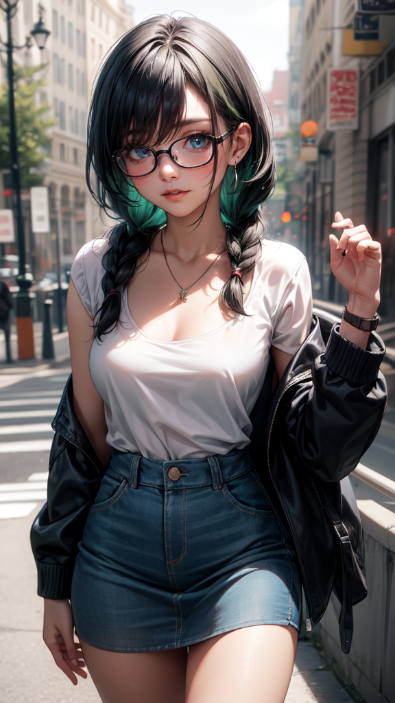 本当に信頼出来る商品 AI 작품: Girl is outdoors 작성자: @zzZzz | PixAI アート写真